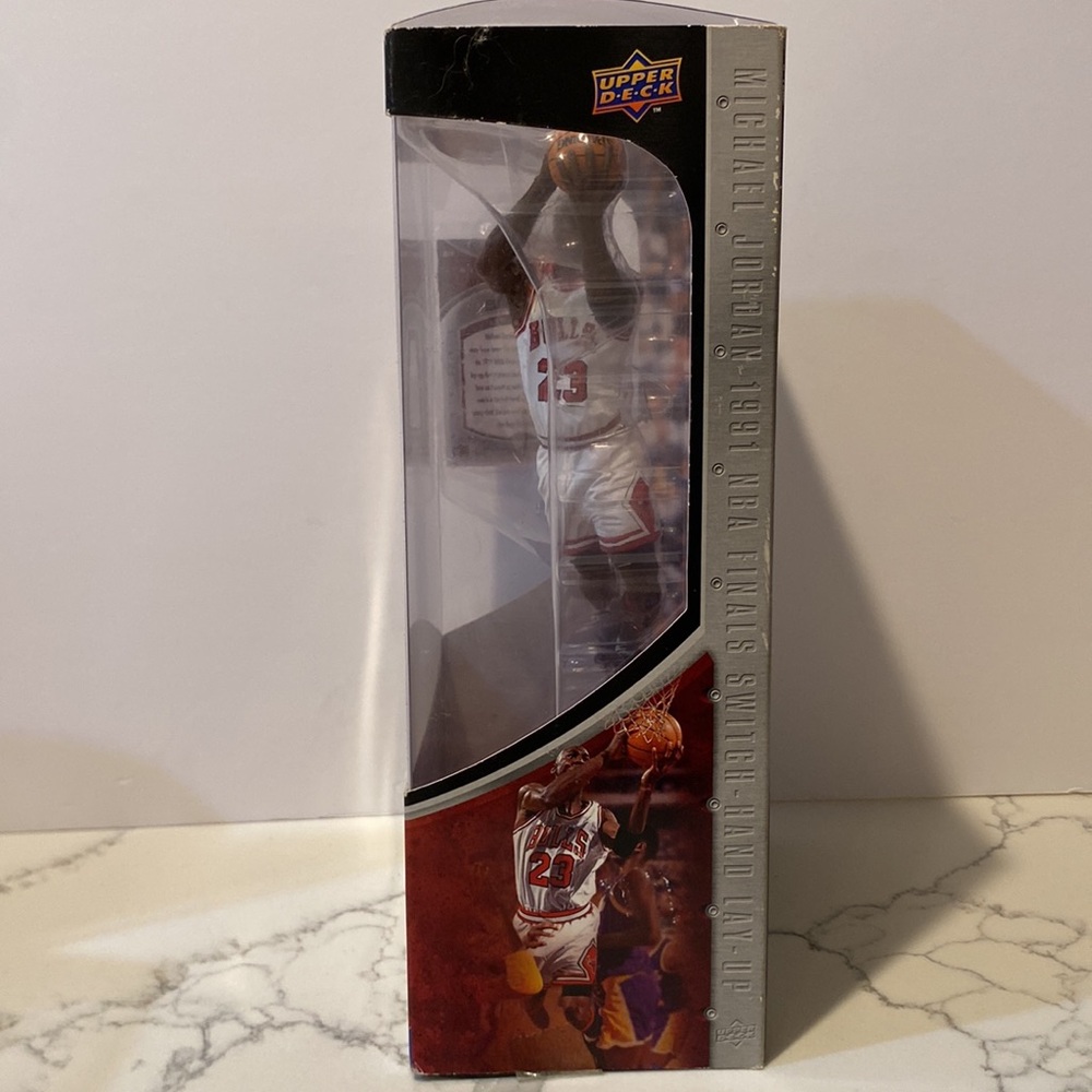 Jordan 1991 NBA Finals Figure Upper Deck Card Pro Shots OG Retro VI Bred Bulls - Picture 11 of 13